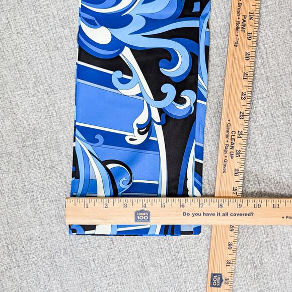 EMILIO PUCCI Fireze Flare leg Trousers Blue print size 36 - Picture 7 of 13